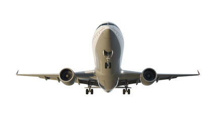 Powerful airplane facing forward ready for travel and adventure a symbol of transportation and flight