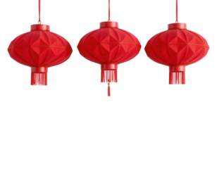 Vibrant Red Lanterns Traditional Decor for Celebrations and Festivals