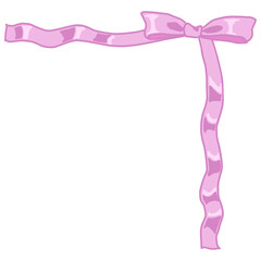 pink ribbon bow