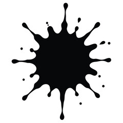 blood splatter vector icon