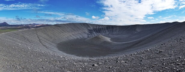 Hverfjall Vulkan in Island, Panorama © Berthold Photography