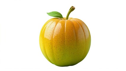 Obraz premium yellow pumpkin isolated on white