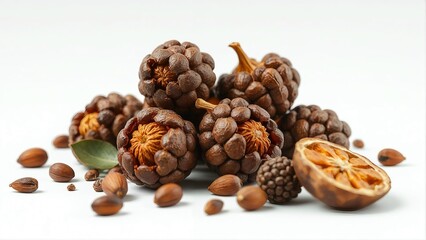pine cones and nuts