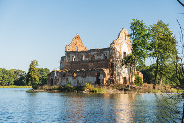 Ruins of the Church of Our Lady of Loreto in Chodel, Poland