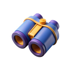 Binocular Case 3D PNG Transparent Background