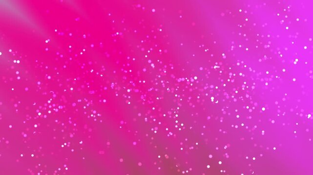Abstracts Twirls Particles, Sparkling pink background with animated particles and light rays for a festive design,  Video Stock royalty.