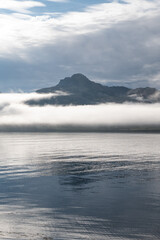 mountains and sea in Iceland