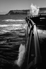 North Coast of Yorkshire - on a very stormy day