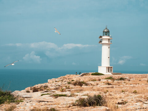 Formentera, baleares, faro Cap de Barbaria, cabo de Barbaria