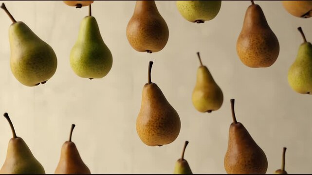 Fallende Birnen &ndash; Herbstliches Obst 