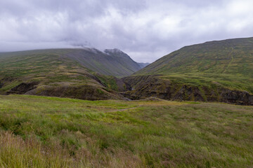 mountains and landscape in Iceland