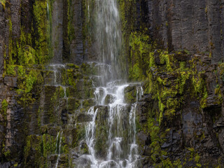 The waterfall in Iceland