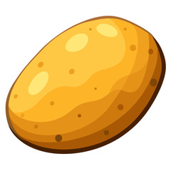 Isolated potato vector illustration for food design and agricultural product presentation concept
