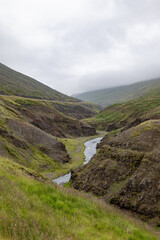 mountains and landscape in Iceland