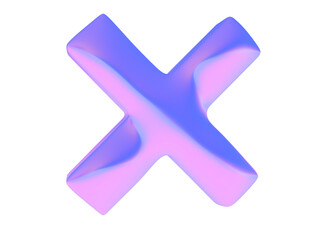 3d render of chrome k-pop shape y2k inspired