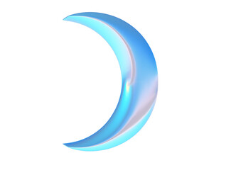 3d render of chrome k-pop shape y2k inspired