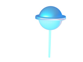 3d render of chrome k-pop shape y2k inspired
