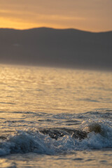 Pôr do sol na praia