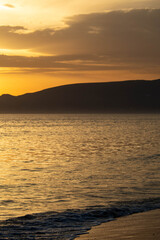 Pôr do sol na praia