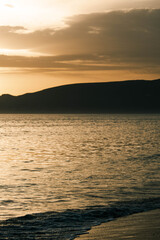 Pôr do sol na praia