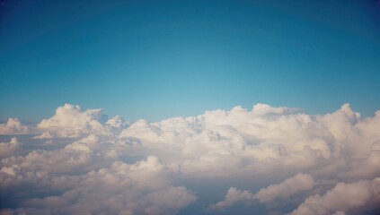 Distant Sky Filled with Clouds