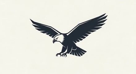 Obraz premium Majestic Eagle Soaring - A Symbol of Freedom and Power in Flight.