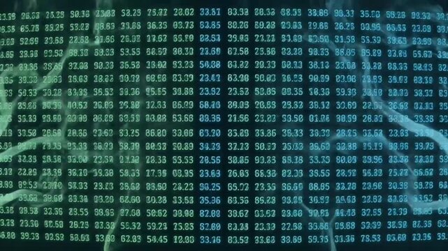 Vector Numerical Data Grid Responding to Live Data