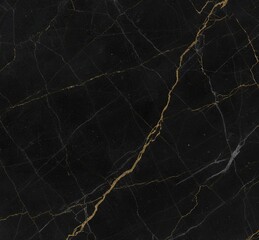Luxurious black marble texture with elegant golden