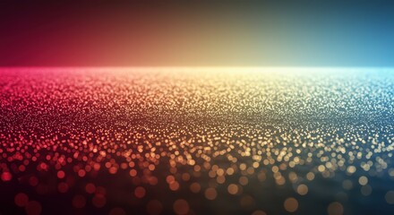 Abstract bokeh background with glowing particles in a gradient