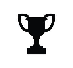 Award & Trophy Cup Icon Set. Collection of winning and achievement icons. Symbols of trophies, medals, prizes, and champions in vector illustration.