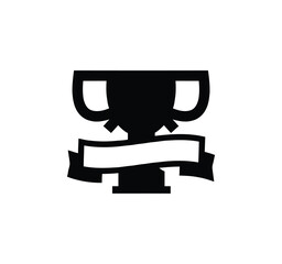 Award & Trophy Cup Icon Set. Collection of winning and achievement icons. Symbols of trophies, medals, prizes, and champions in vector illustration.