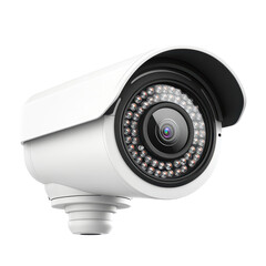 Modern white security camera view
