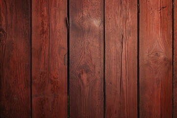 Naklejka premium Detailed view of timber fence sections