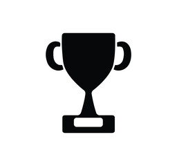 Award & Trophy Cup Icon Set. Collection of winning and achievement icons. Symbols of trophies, medals, prizes, and champions in vector illustration.