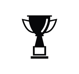 Award & Trophy Cup Icon Set. Collection of winning and achievement icons. Symbols of trophies, medals, prizes, and champions in vector illustration.
