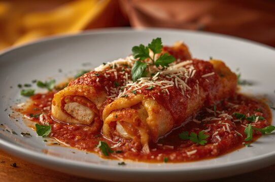 Italian Bolognese Pasta Canelones