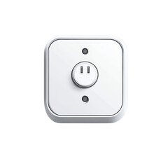 Modern white smart home light switch