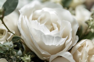 Macro shot of a blossom serving as the backdrop
