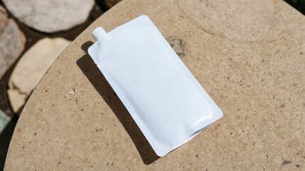 Eco-Friendly Packaging on Natural Surface