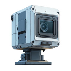 Futuristic surveillance camera with advanced technology