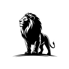 lion head vector, black and white lion tree design, tattoo lion design, silhouette lion design 