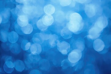 Naklejka premium Blue blurred light effect