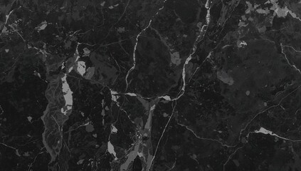 High-resolution scan of black marble surface texture