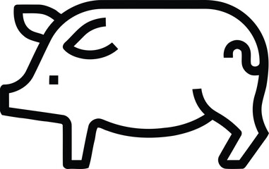 Agricultural Vector Icons. Line Icons Related to Farm, Farming, Gardening, Agriculture, Smart Farm, Farm Animals, Seeding. Outline Symbols Collection 