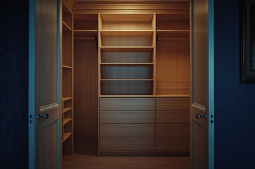 Vacant storage cabinet