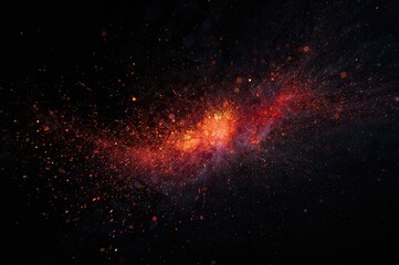 Stunning illumination in the darkness with an attractive backdrop