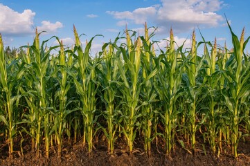 Fototapeta premium Cornfield landscape