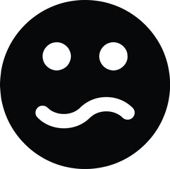 Emoticon Icon Collection. A selection of colorful flat-style emoji faces featuring smiles, happy faces, sad faces, angry faces, and surprised faces. Vector illustration of a simple line and a smiling 