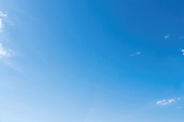 Photograph of a bright daytime sky