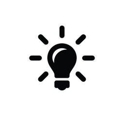 Icon Set for Ideas. Icons for creativity, problem-solving, innovation, strategy, and thought that include the idea lamp and bulb symbol. Vector illustration.